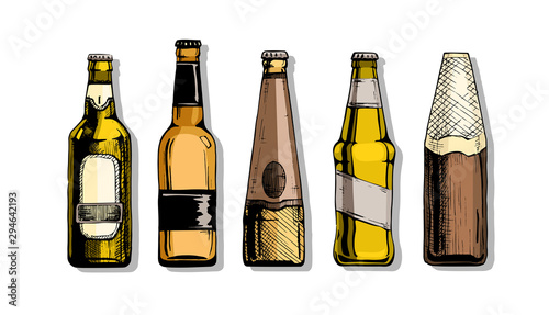 Set of Beer bottle