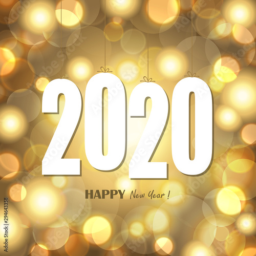 hang tags with year 2020