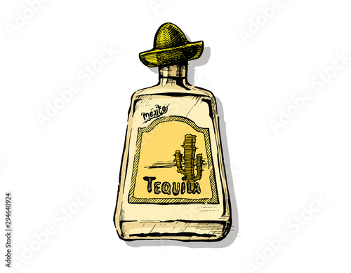 illustration of Tequila