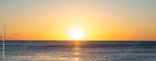 Coucher de soleil plage de la Perle Basse Terre Guadeloupe France © jujud3100