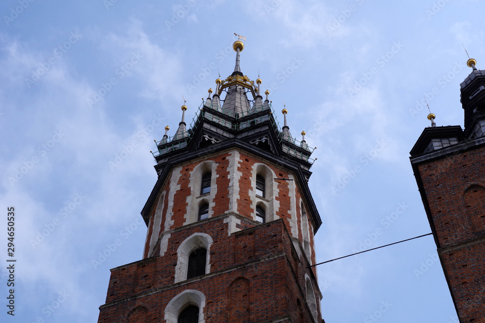 Clocher de la cathédrale de Cracovie