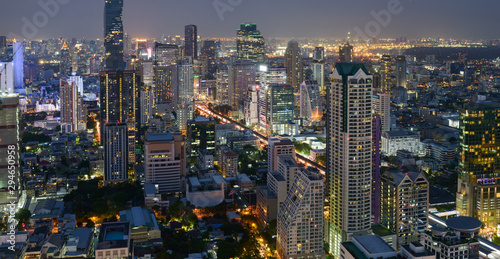 Bangkok city night panorama © YARphotographer