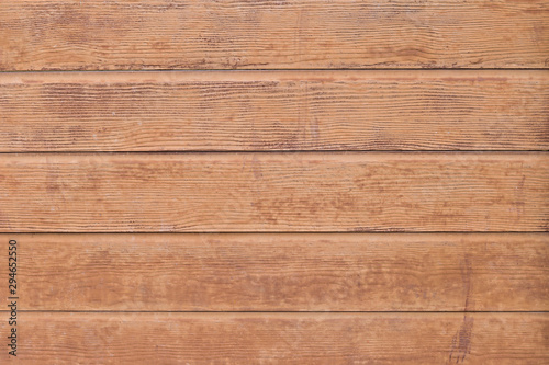 Closeup brown wood wall background, blank dirty old wood texture background, outdoor day light