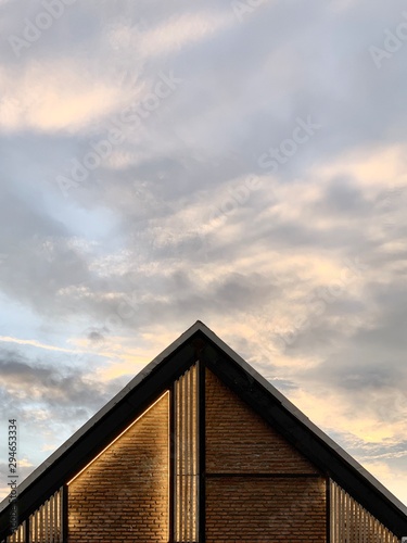 blue sky and clouds