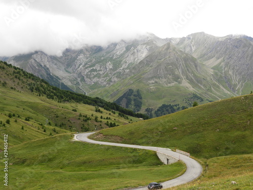 A cloudy day in the French Alps