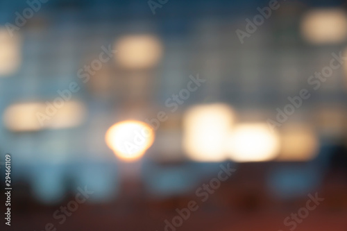 Abstract blur office building background