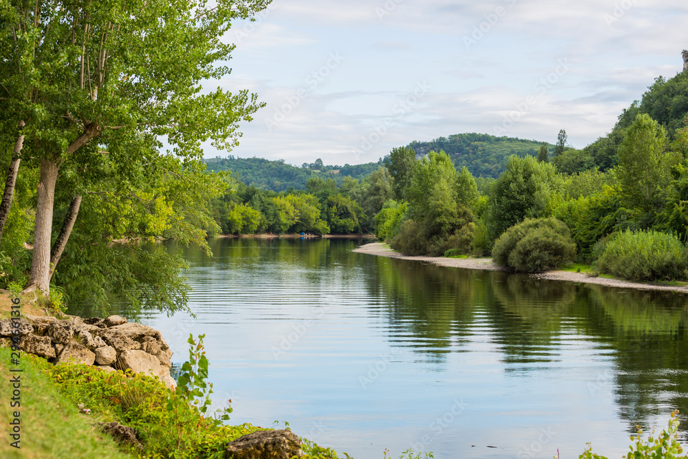 River dordogne in aquitaine