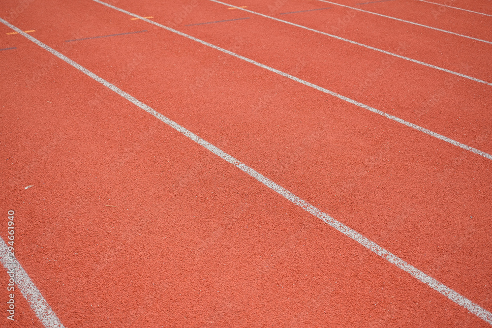 running track in stadium
