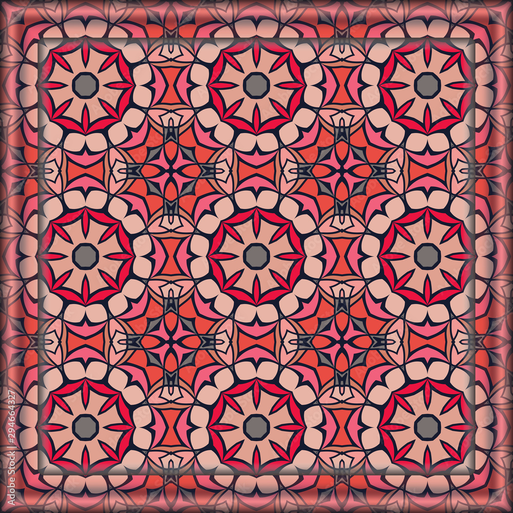 Seamless pattern .Vector illustration. Use this pattern in the design of carpet, shawl, pillow, textile, ceramic tiles Seamless pattern .Vector illustration. Use this pattern in the design of carpet, shawl, pillow, textile, ceramic tiles