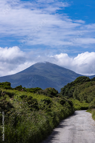Slieve Donard. Mourne mountains  County Down  Northern Ireland on a clear summers day