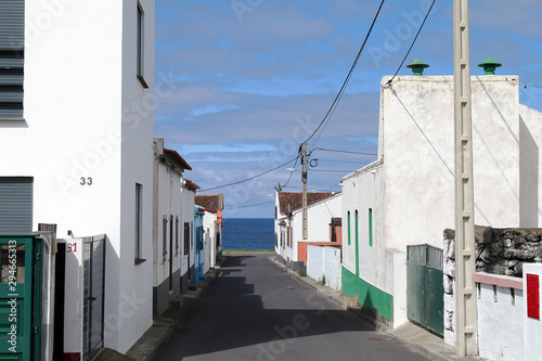 Fototapeta Naklejka Na Ścianę i Meble -  Streets of Mosteiros, São Miguel Island, Azores, Portugal