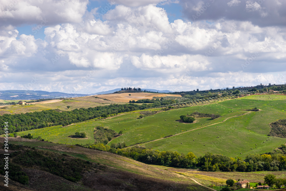rural landscape on the Tuscany hills