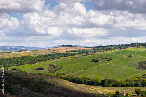 rural landscape on the Tuscany hills