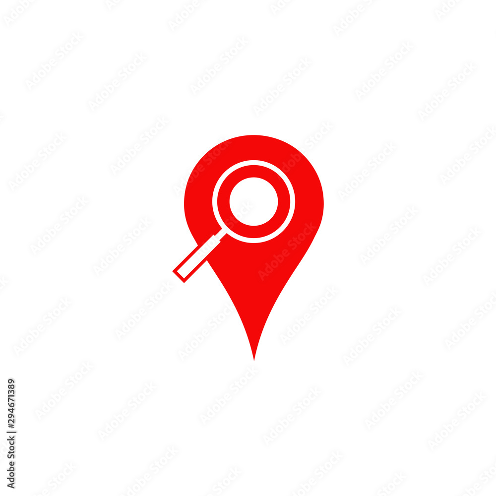 Pin location icon logo design vector template Pin location icon logo design vector template