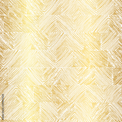 Fototapeta Naklejka Na Ścianę i Meble -  Vector gold grunge etching texture. Hand drawn sketch to create distressed effect. Stylish modern background decoration for luxury and holidays.