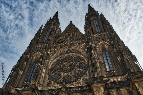 The Metropolitan Cathedral of Saints Vitus, Wenceslaus and Adalbert is a Roman Catholic metropolitan cathedral in Prague.