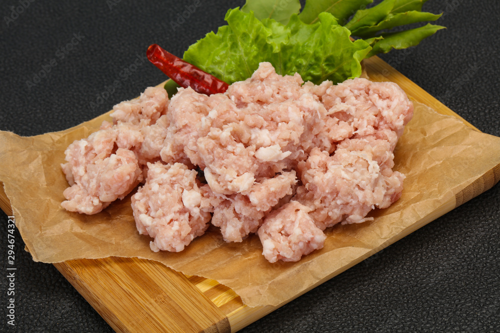 Homemade pork minced meat for cooking Homemade pork minced meat for cooking