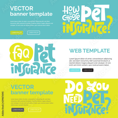 Pet Insurance Lettering