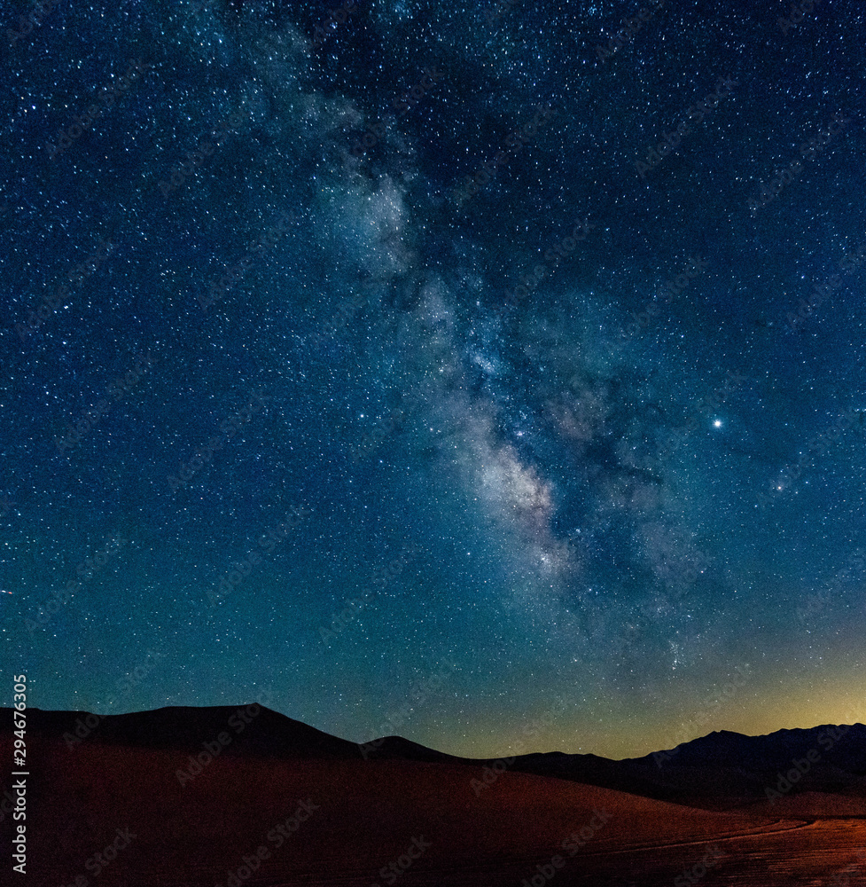 Milky Way over the Desert Milky Way over the Desert