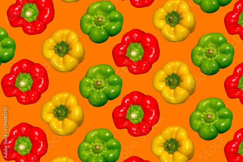 Paprika, pattern, background, texture