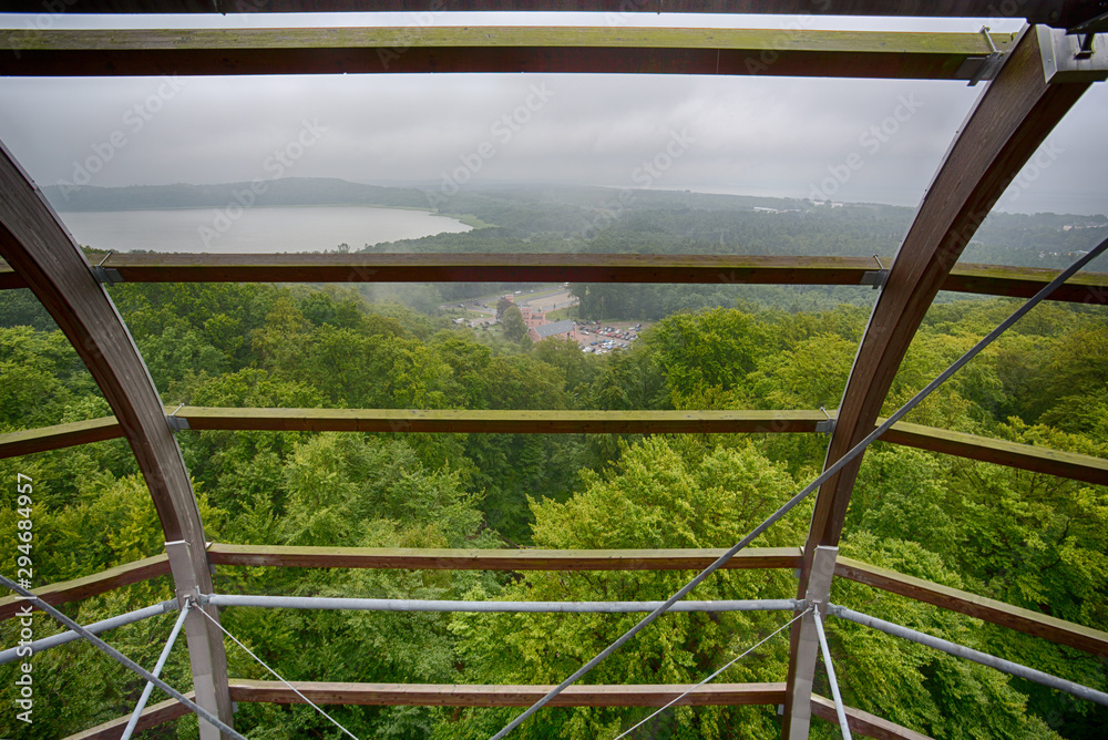 Fototapeta premium Baumwipfelpfad in Prora auf Rügen
