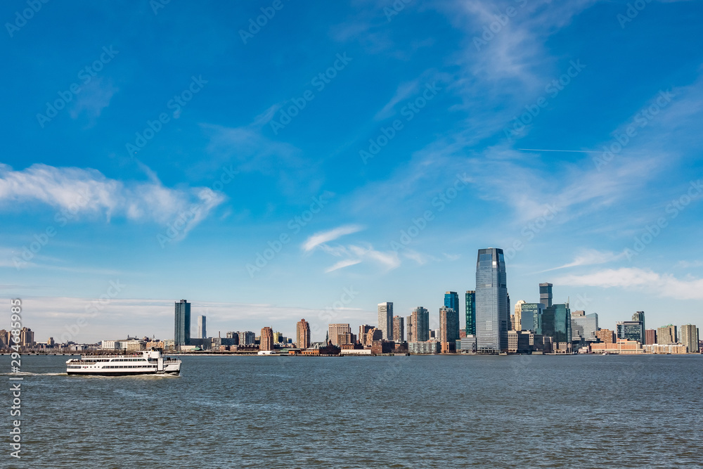 Panoramic view of New Jersey City skylines