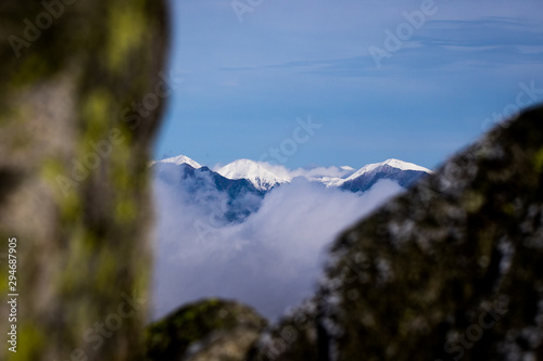 Obraz na płótnie First snow in High Tatras, Slovakia w salonie