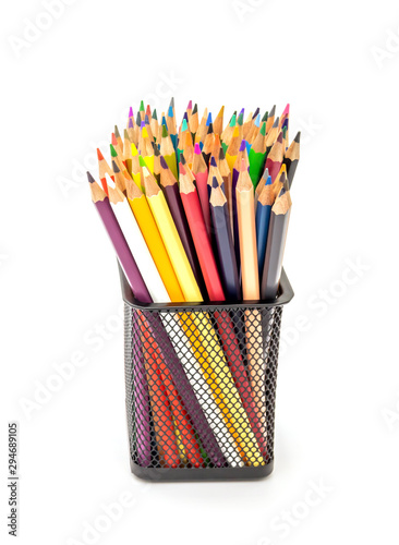 Color pencil isolated on a white background