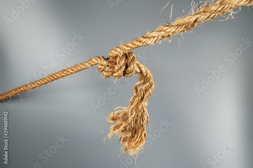 Rough strong ropes connecte...