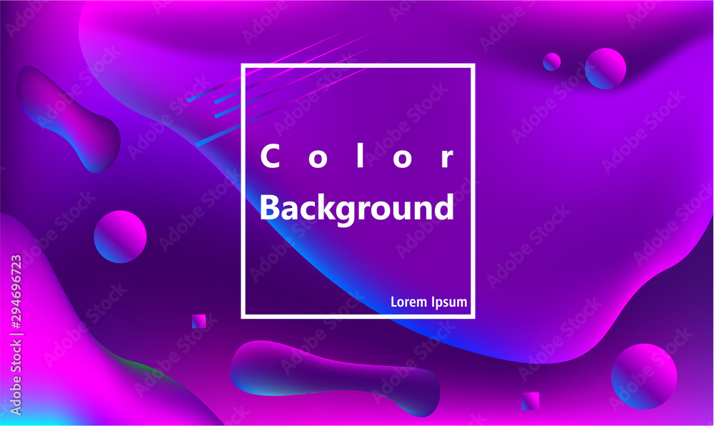 Colorful wallpaper design, modern abstract background with gradient color composition.