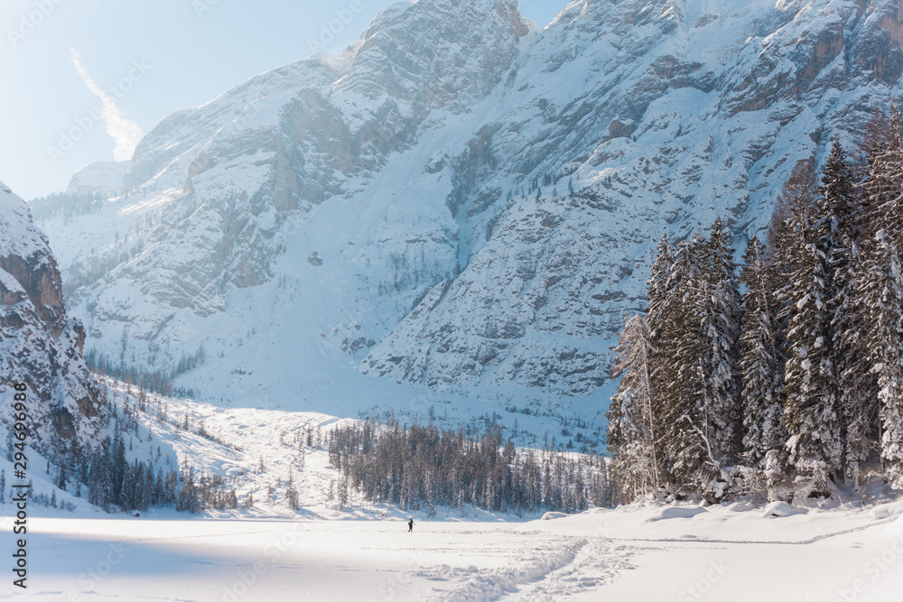 Winter in the mountains Winter in the mountains