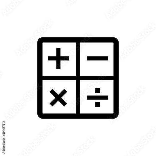 calculator icon trendy