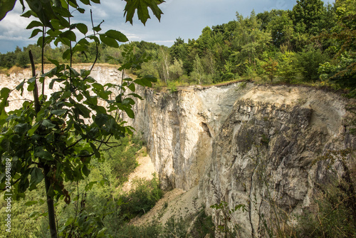 Old quarry in the area of the Krak Mound in Krakow
