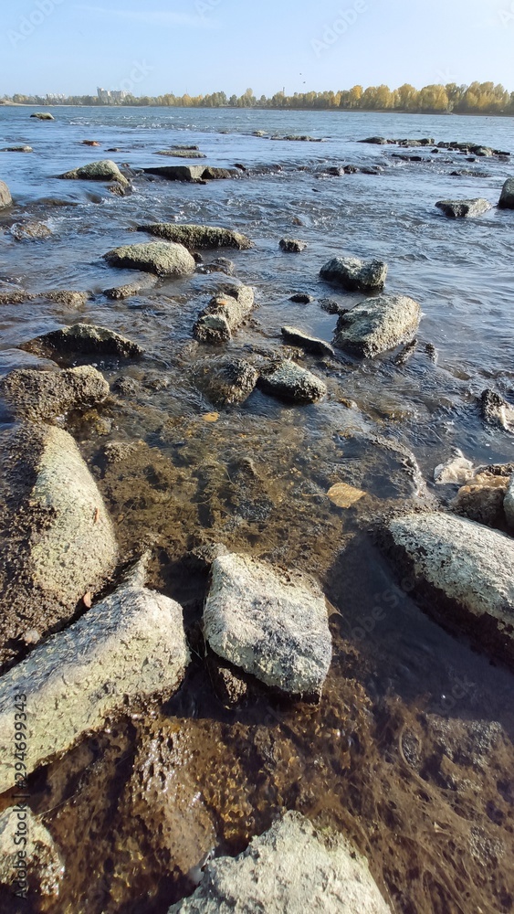 Obraz premium stones on the beach