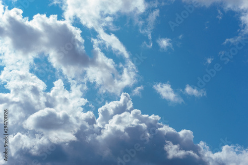 Storm clouds of September. Dramatic background.