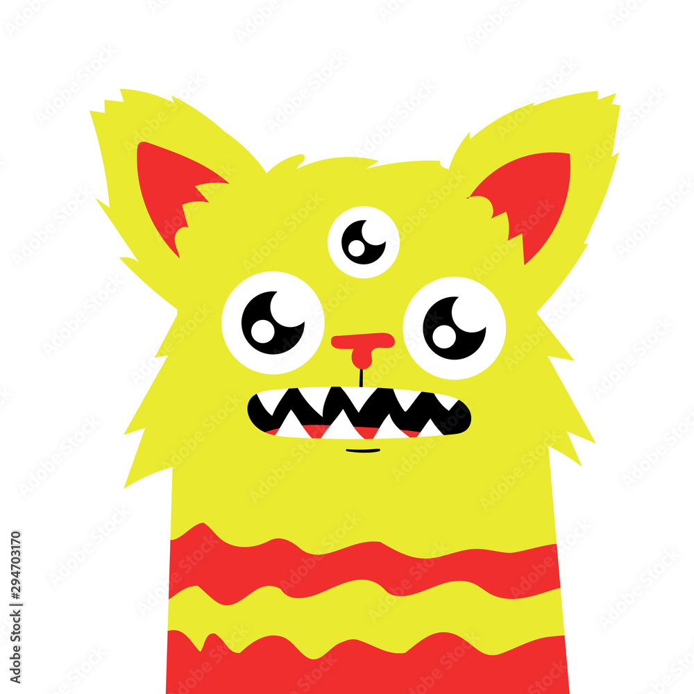 Obraz premium Cute, different, original monster characters