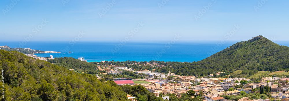 Scenic landscape of Capdepera region, north-east coast of Mallorca, Spain.