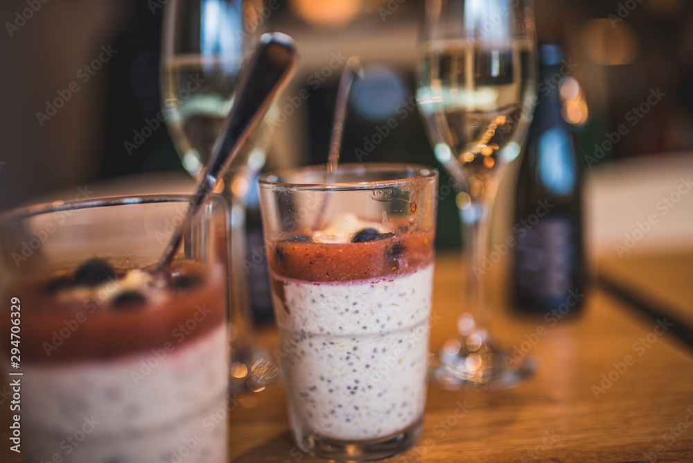 sparkling wine dessert