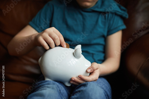 Child saving money