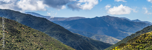 Mountain Landscape, Blue Sky Clouds, Mountains Valley