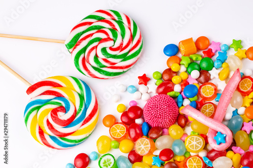 Delicious colorful candies