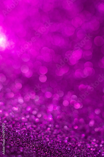 Abstract celebrate, twinkled bright bokeh defocused and sparkles background. Greeting card or invitation. Sparkling Lights Festive background.