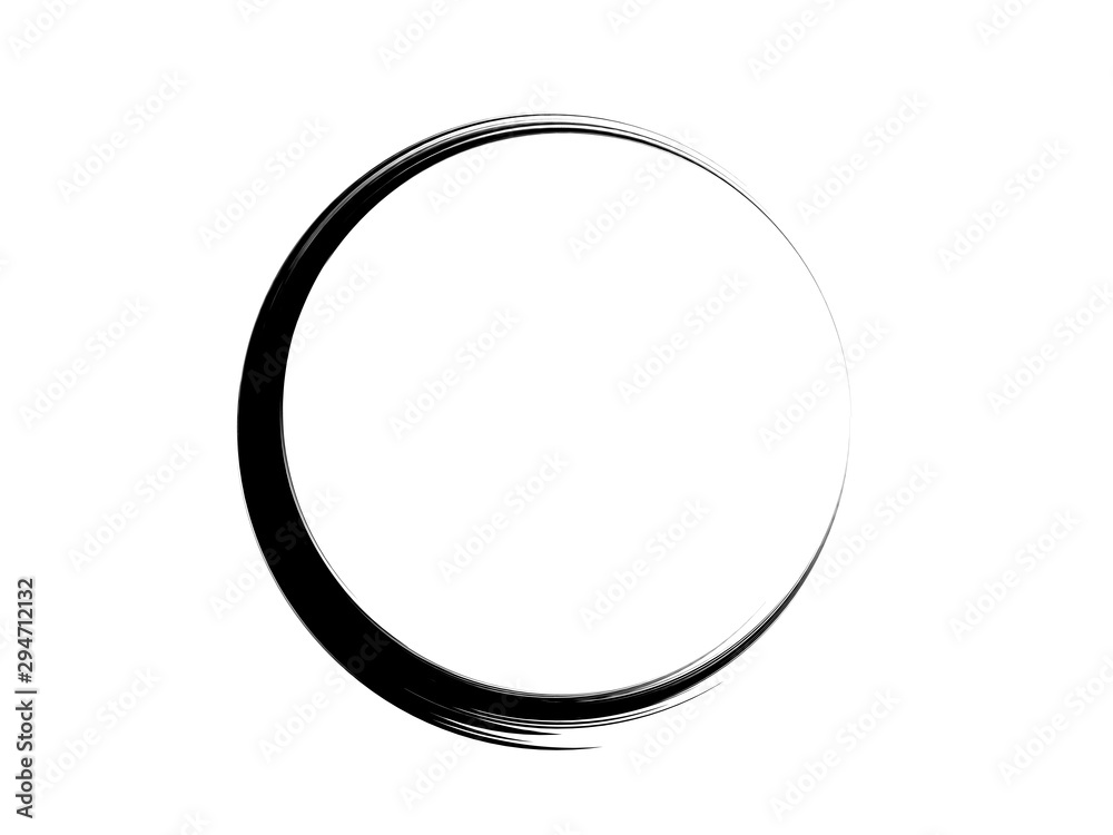 Grunge circle made of black paint.Grunge circle made for marking.Isolated black circle made with art brush. Grunge circle made of black paint.Grunge circle made for marking.Isolated black circle made with art brush.