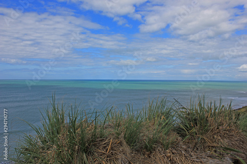 view over the sea on new zealands north island