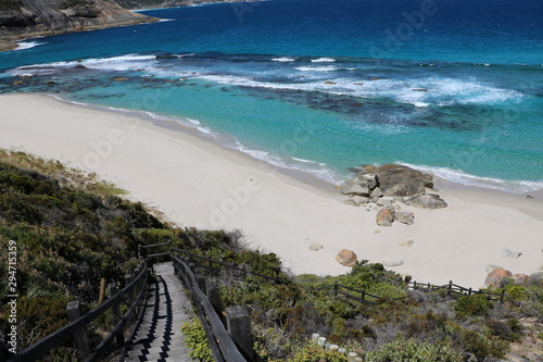 Salmon Holes in Torndirrup National Park, Western Australia photo