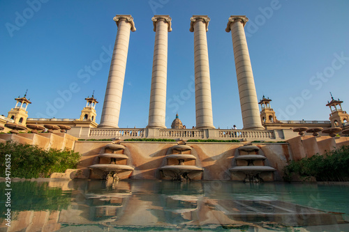 Next to the museum you can walk between columns