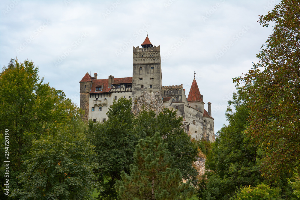 Bran Castle, former royal residence and castle of the legendary Count Dracula. Medieval fortification. Bran Castle, former royal residence and castle of the legendary Count Dracula. Medieval fortification.
