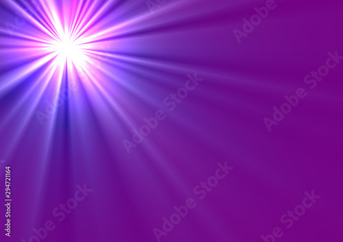 Blue purple burst from the top left corner