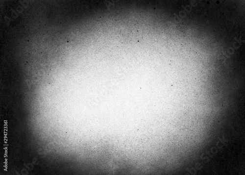 Vintage black and white noise texture. Abstract splattered background for vignette. photo