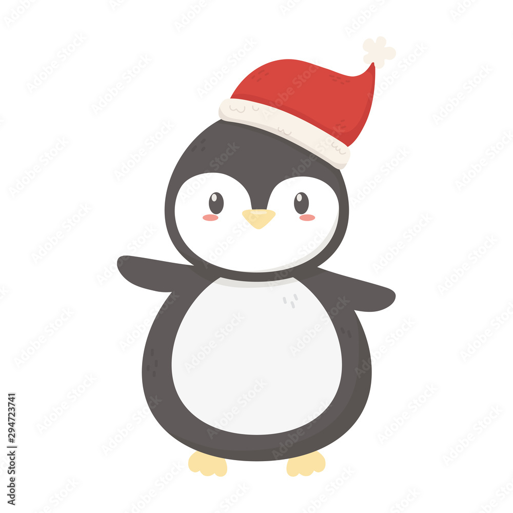 penguin with hat celebration merry christmas penguin with hat celebration merry christmas